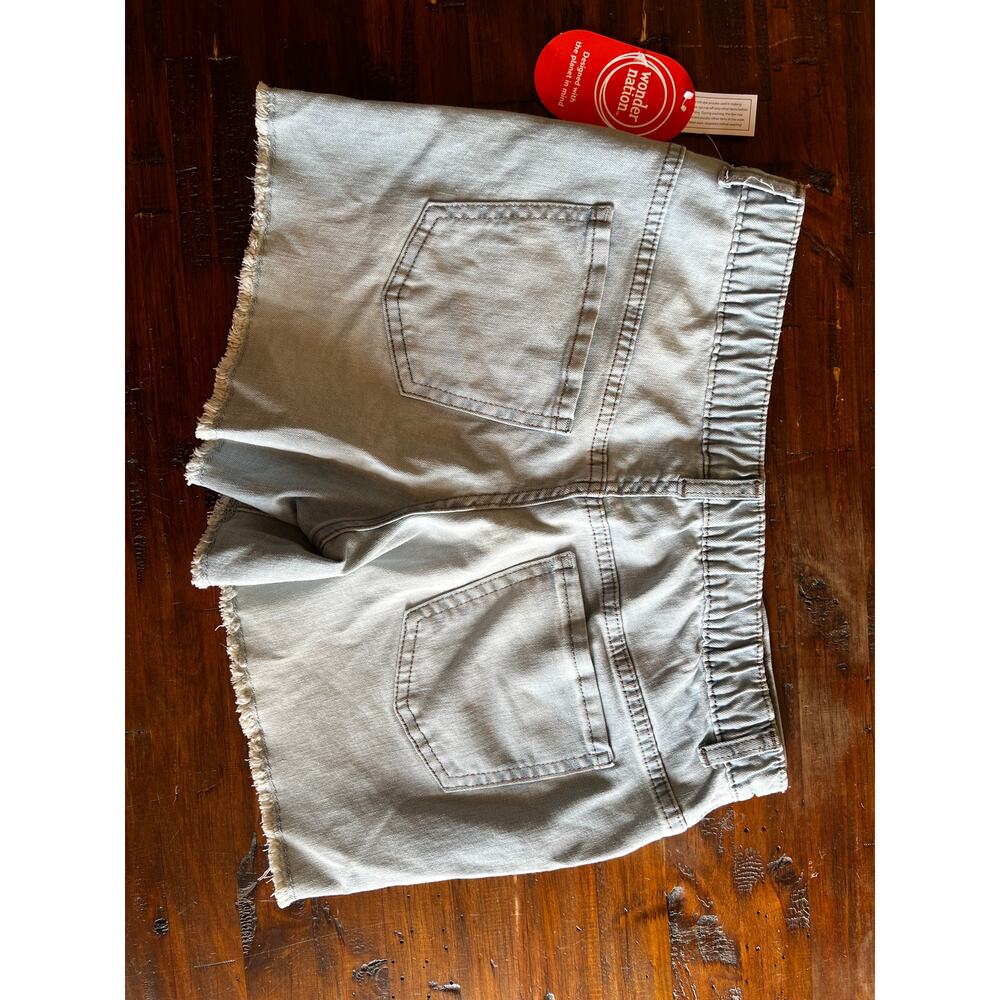 NWT Wonder nation Girls Denim Shorts Size 14-16 - Picture 3 of 3